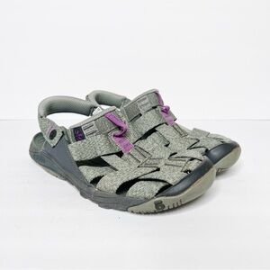 Oboz Campster Sandals Women’s Green Pink Size 7.5
